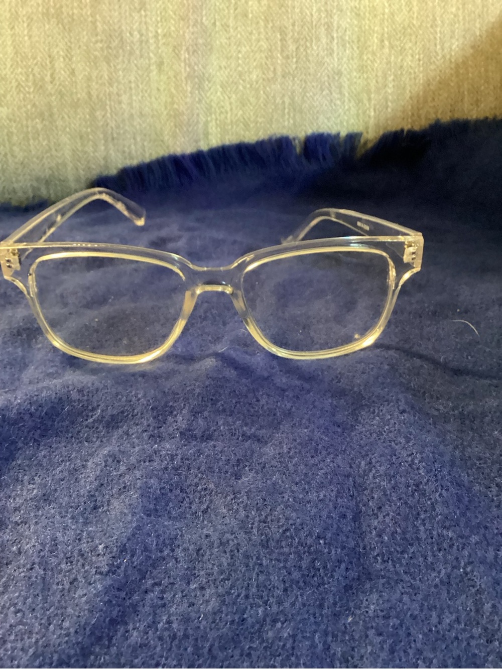 Clear Translucent Square Glasses